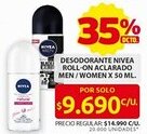 Ara Nivea desodorante roll-on aclarado oferta
