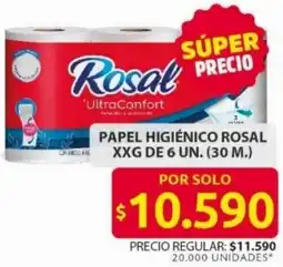 Ara Rosal papel higiénico oferta