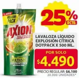 Ara Axion lavaloza líquido explosión citrica oferta