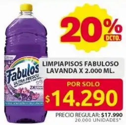 Ara Fabuloso limpiapisos lavanda oferta