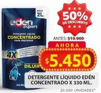 Ara Edén detergente líquido concentrado oferta