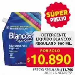 Ara Blancox detergente líquido regular oferta