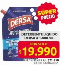 Ara Dersa detergent líquido oferta