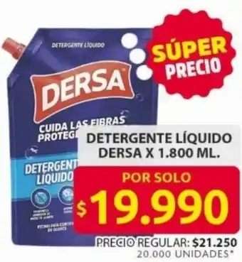 Ara Dersa detergent líquido oferta