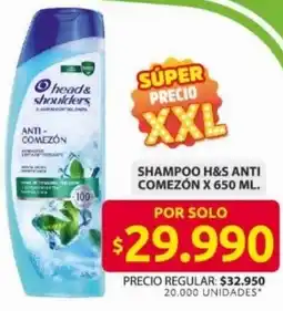 Ara H&S shampoo anti comezón oferta