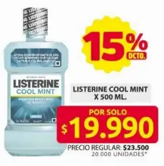 Ara Listerine cool mint oferta
