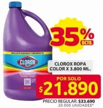 Ara Clorox ropa color oferta