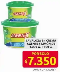 Ara Agente X lavaloza en crema crema lav limón oferta