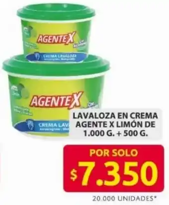 Ara Agente X lavaloza en crema crema lav limón oferta