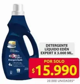Ara Edén detergente líquido expert oferta