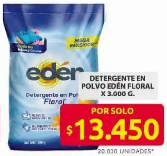 Ara Edén detergente en polvo floral oferta