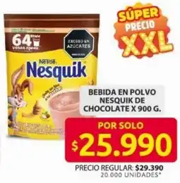 Ara Nesquik bebida en polvo de chocolate oferta