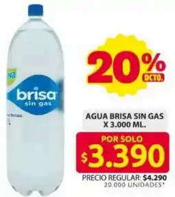 Ara Brisa sin gas agua oferta
