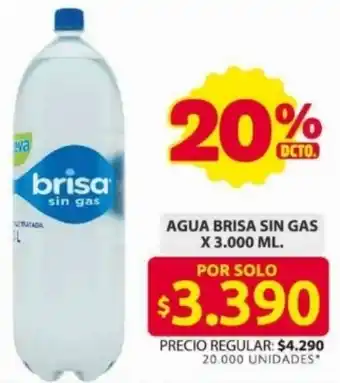 Ara Brisa sin gas agua oferta
