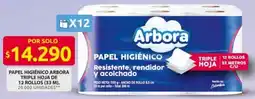 Ara Arbora papel higiénico triple oferta