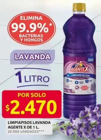Ara Agente X limpiapisos lavanda oferta