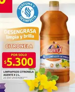 Ara Agente X limpiapisos citronela oferta