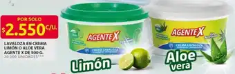 Ara Agente X lavaloza en crema limón o aloe vera oferta