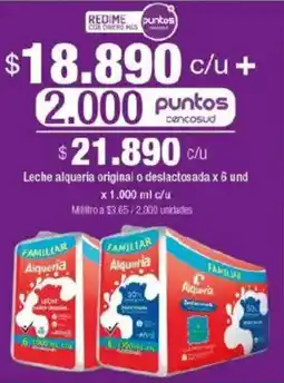 Jumbo Familiar leche alquería original o deslactosada oferta