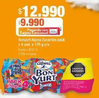Jumbo Alpina bonyurt zucaritas pack oferta