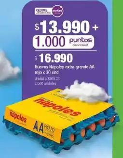 Jumbo Huevos nápoles extra grande AA rojo oferta