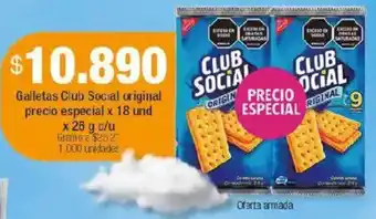 Jumbo Club social galletas original precio especial oferta