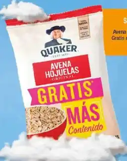 Jumbo Quaker avena hojuela original gratis más contenido oferta