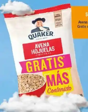 Jumbo Quaker avena hojuela original gratis más contenido oferta