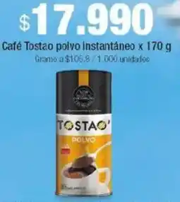 Jumbo Café tostao polvo instantáneo oferta
