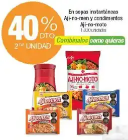 Jumbo Aji-no-moto en sopas instantáneas aji-no-men y condimentos oferta
