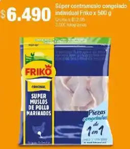 Jumbo friko súper contramusio congelado individual oferta