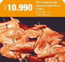 Jumbo Pierna deshuesada especial cuisine & co oferta