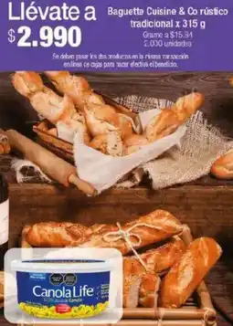 Jumbo Baguette cuisine & co rústico tradicional oferta