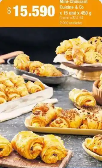 Jumbo Mini-croissant cuisine & co oferta