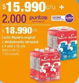 Jumbo Leche alquería original o deslactosada tetrapack oferta