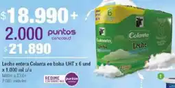 Jumbo Colanta leche entera en bolsa uht oferta