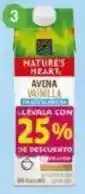Jumbo Natures heart bebida avena vainilla sin azúcar oferta