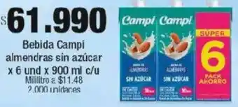 Jumbo Campi bebida almendras sin azúcar oferta