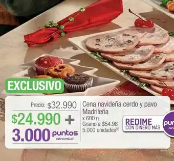 Jumbo Cena navideña cerdo y pavo madrileña x 600 g oferta