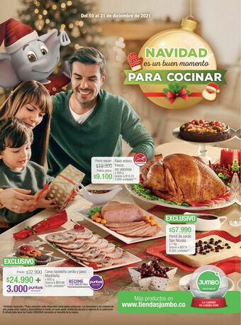 Jumbo Comida de navidad oferta