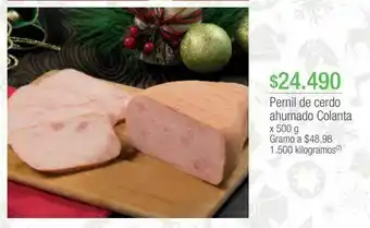 Jumbo Pernil de cerdo ahumado colanta x 500 g oferta