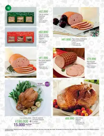 Jumbo Comida de navidad delipavo oferta