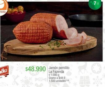 Jumbo Jamón pernilito la fazenda x 1.000 g oferta