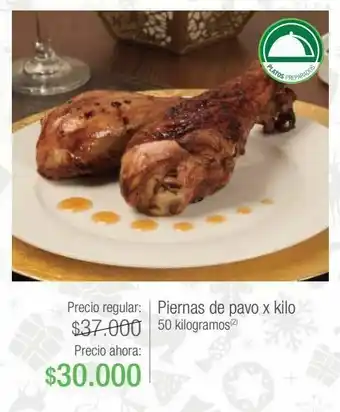 Jumbo Piernas de pavo x kilo oferta