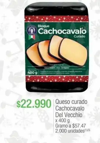 Jumbo Queso curado cachocavalo del vecchio x 400 g oferta