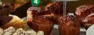 Jumbo Muffins frutos rojos y chocolate sin azúcar añadida x 6 unidades oferta