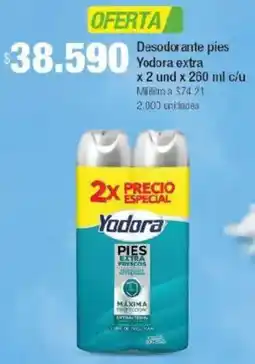 Jumbo Yodoraextra desodorante pies oferta