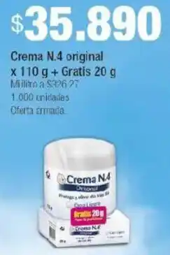 Jumbo Crema N.4 original oferta