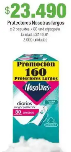 Jumbo Nosotras protectores largos oferta