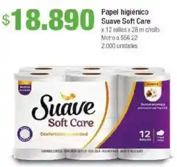 Jumbo Suave soft care papel higiénico oferta